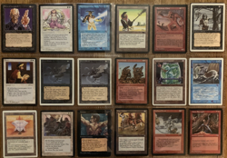 Nearly 300 Old School Vintage Magic The Gathering Alpha Beta Unlimited Arabian - Image 4