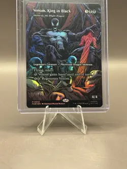 Magic The Gathering Spider-Man Venom King In Black Mythic Full Art Foil NM - Image 1