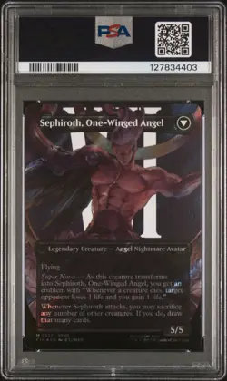 2025 MTG FF SURGE SEPHIROTH, FABLED SOLDIER/SEPHIROTH, ONE-WINGED ANGEL PSA 10 - Image 2