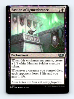 #171 2025 Tarkir: Dragonstorm Commander Bastion of Remembrance Uncommon MISCUT - Image 1