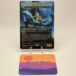 MTG Miku, Queen Electric - Brago, King Eternal 1601 Rainbow Foil Secret Lair NM - Image 1