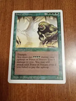 1994 Magic: The Gathering - Revised(3rd) - FORCE OF NATURE - Vintage Rare - NM - Image 1