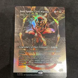 MTG, Iron Spider, Civil Warrior (#039), Marvel's Spider-Man, Foil, NM Mythic - Image 1