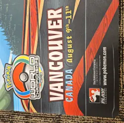 Pokemon Official 2013 Vancouver World Championships Competitor Playmat!! - Image 3