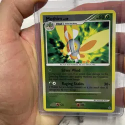 Pokemon MOTHIM 33/132 Reverse Holo Rare Secret Wonders LP Nintendo Pokemon Card - Image 1