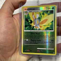 Pokemon MOTHIM 33/132 Reverse Holo Rare Secret Wonders LP Nintendo Pokemon Card - Image 2