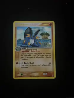 2006 Pokemon Swampert EX Crystal Guardians Reverse Foil Stamped 27/100 - Image 1