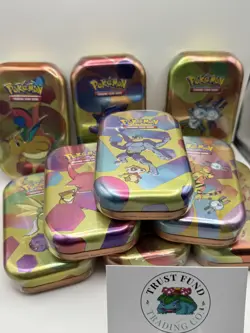 1x Random Pokemon Scarlet & Violet 151 Mini Tin Factory Sealed Plus 2 Free Gifts - Image 2