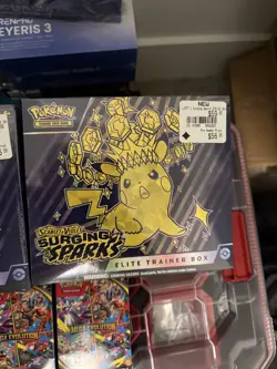 Pokemon Lot 2 MEGA EVOLUTION BOOSTER BOX + 2 scarlet & violet surging spark ETB - Image 4