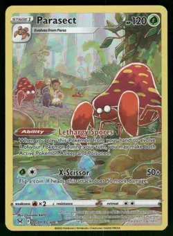 Parasect TG01/TG30 Ultra Rare holo Near Mint Pokemon SWSH11: Lost Origin Trainer - Image 1