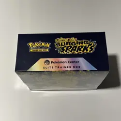 Pokemon Surging Sparks ETB Pokemon Center Exclusive SEALED Elite Trainer Box - Image 3