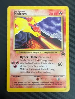 Pokemon TCG Moltres Black Star Promos 21 Regular HP - Image 1