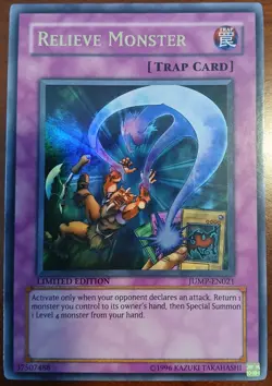 Yu-Gi-Oh! TCG Relieve Monster JUMP-EN021 Ultra Rare Shonen Jump Promo - Image 1