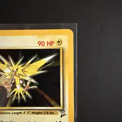 Pokemon Trading Card Zapdos Holo 20/130 Base Set 2 Near Mint - Image 4
