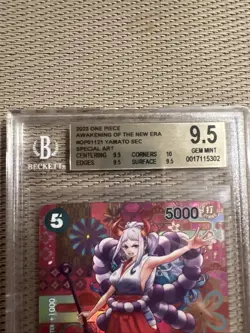 BGS 9.5 Yamato OP01-121 SP ALT ART One Piece Card English SEC - Image 3