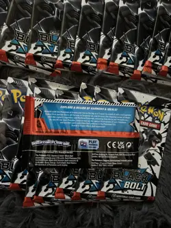 Pokemon TCG Black Bolt Sealed Booster Packs Lot Of 25 SEALED 250 Total Cards - Image 2