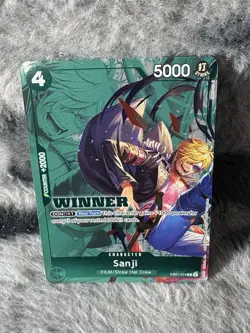 Sanji (Winner Pack 2025 Vol. 1) EB01-014 One Piece Promotion Cards Foil - Image 1