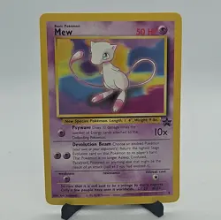 Pokemon Card - Mew #8 WoTC Black Star Promo - Image 1