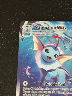 Vaporeon VMAX SWSH182 SWSH: Sword & Shield Black Star Promo Card Holo Near Mint - Image 2