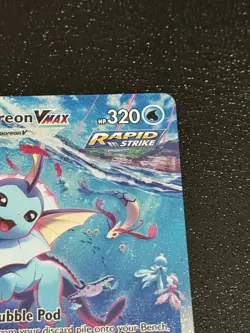 Vaporeon VMAX SWSH182 SWSH: Sword & Shield Black Star Promo Card Holo Near Mint - Image 3