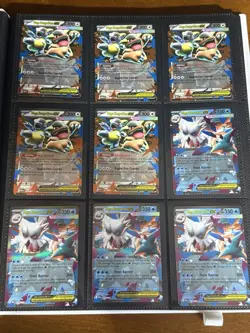 88 MEGA EVOLUTION EX ULTRA & DOUBLE RARE POKEMON CARDS + NEW WHITE FLARE BINDER - Image 5