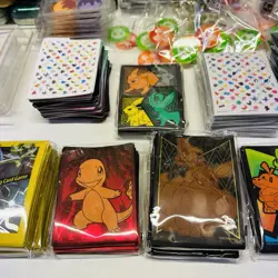 Pokemon Accessory Lot Sleeves Counters Dice Tins Deck Box Energy Cards - Image 3