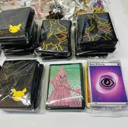 Pokemon Accessory Lot Sleeves Counters Dice Tins Deck Box Energy Cards - Image 5