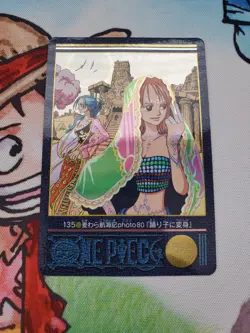 Nami One Piece Visual Adventure Holo Card Bandai Card Japanese Rare! - Image 1