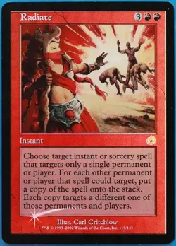 Radiate FOIL Torment PLD Red Rare MAGIC THE GATHERING CARD (ID# 493772) ABUGames - Image 1