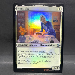 2025 MTG MARVEL'S SPIDER-MAN AUNT MAY 0003 FOIL (UNCOMMON) - Image 1
