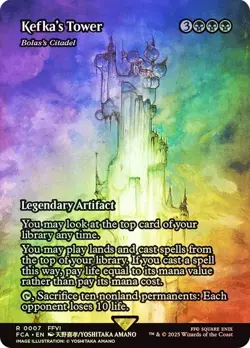 Kefka's Tower (Bolas's Citadel) Foil Final Fantasy MTG NM - Image 1