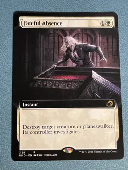 MTG Fateful Absence (Extended Art) Innistrad MID NM - Image 1