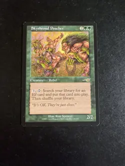 MTG - LP - 1 X Skyshroud Poacher - Nemesis - Image 1