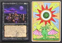 PAINTED MtG Magic Amy Weber Artist Proof _ Antiquities _ PHYREXIAN GREMLINS _ - Image 1