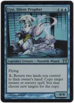 Uyo, Silent Prophet 2004 Champions of Kamigawa FOIL Blue Creature MTG MP AZ1 - Image 1