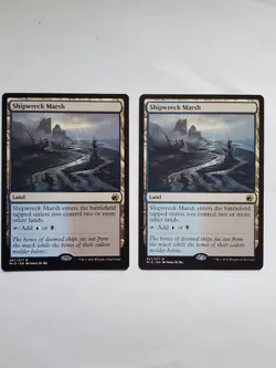 2x Shipwreck Marsh - Midnight hunt - Near Mint - Magic the gathering - Image 1