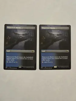 2x Shipwreck Marsh - Showcase - Midnight Hunt - Near Mint - MTG - Image 1