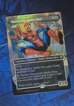 MTG - Spectacular Spider-Man - Foil - Borderless - Marvel's Spider-Man - Image 1