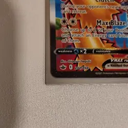 POKEMON TCG 2021 - SECRET-FULL BLAZIKEN VMAX 201 | SWORD & SHIELD CHILLING REIGN - Image 4