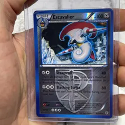 Pokemon Escavalier Team Plasma Reverse Holo 61/101 PLB Plasma Blast LP/NM Rare - Image 1