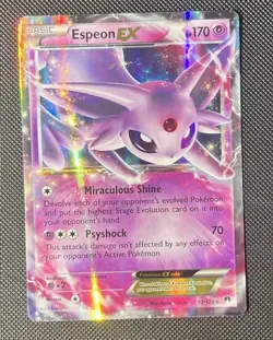 Espeon EX 52/122 Breakpoint Holo Pokemon Card TCG Lightly Played LP - Image 1