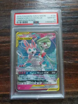 Pokemon Gardevoir & Sylveon GX Tag Team 130/214 Unbroken Bonds PSA 10 GEM - Image 1