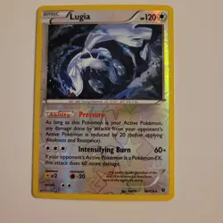 Lugia 78/124 REVERSE HOLO RARE XY Fates Collide Pokemon NM 2016 - Image 1