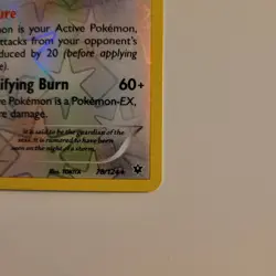 Lugia 78/124 REVERSE HOLO RARE XY Fates Collide Pokemon NM 2016 - Image 2