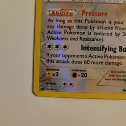 Lugia 78/124 REVERSE HOLO RARE XY Fates Collide Pokemon NM 2016 - Image 3
