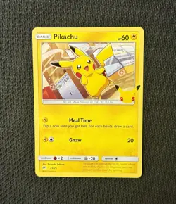 Pokemon TCG Pikachu 25/25 Regular 25th Anniversary McDonald’s Promo NM - Image 1
