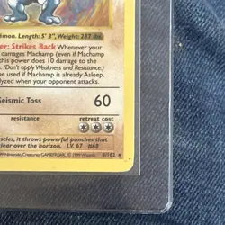 Machamp 8/102 Shadowless Base Set 1st Edition Holo Rare Pokemon TCG - HP - Image 3