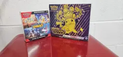 New Pokemon Scarlet & Violet Surging Sparks ETB And Booster Bundle Sealed - Image 1