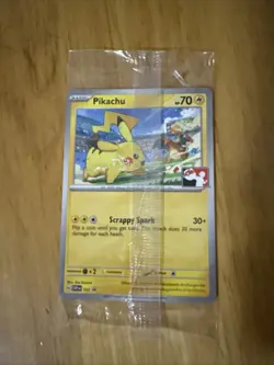 SEALED Pikachu SVP101 Black Star SV Promo Play League Pokemon Card TCG Mint - Image 1