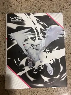 POKEMON WHITE FLARE BINDER WITH HITS RARE + MYSTERY BAG - Image 1